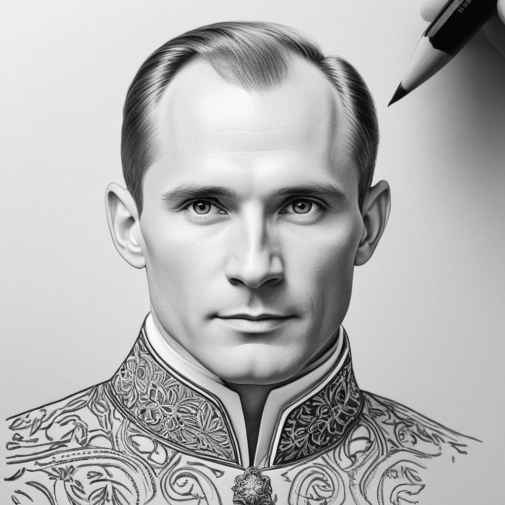  line art drawing (the sketch is not completed). ((sketch with a thin pencil line: 1.3)) (high detail: 1.4). portrait of a russian count in close up . intricate details in clothes, modern style. pencil strokes, ((incompleteness effect: 1,3)). minimalism. the harmony of simplicity. the sketch is not finished ((pencil strokes gradually disappear: 1.5)). in the style of watercolor portraits by pyotr sokolov. . professional, sleek, modern, minimalist, graphic, line art, vector graphics