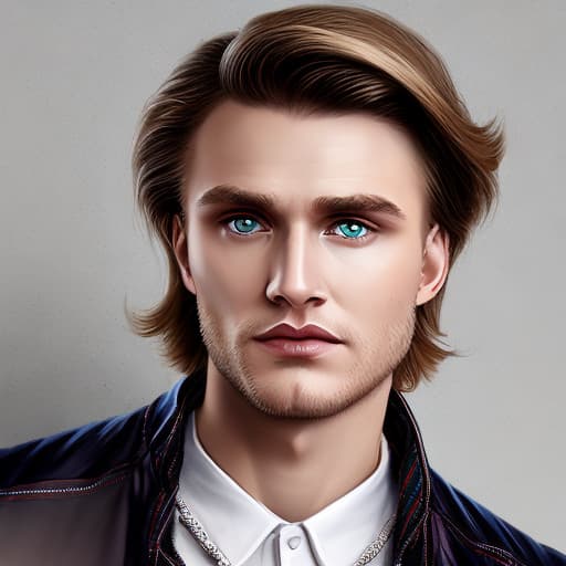 portrait+ style Russian LGBT queer TV actor blonde hunk dude face