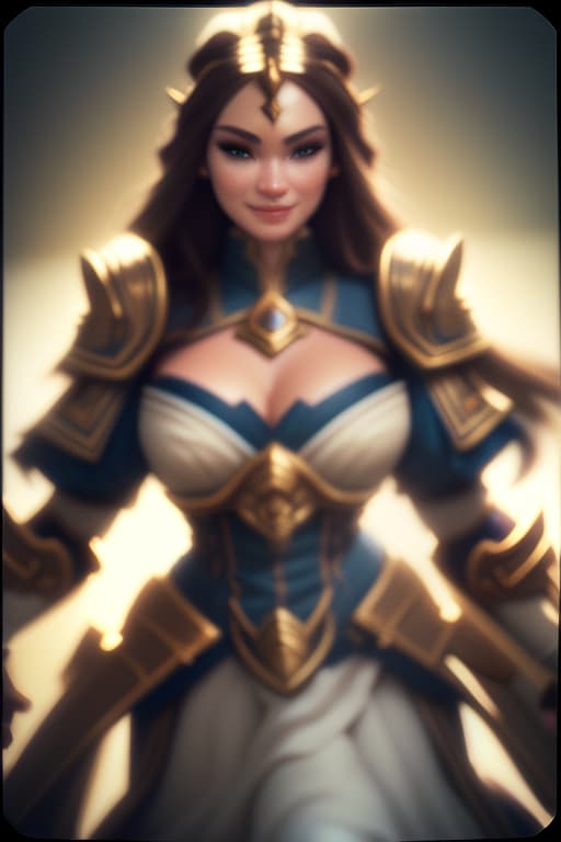  character collectible card. rectangle. patterns at the corners of the card. warcraft style, photorealistic, hyperrealistic, hyperdetailed, analog style, demure, detailed skin, pores, smirk, smiling eyes, matte skin, soft lighting, subsurface scattering, realistic, heavy shadow, masterpiece, best quality, ultra realistic, 8k, golden ratio, intricate, high detail, film photography, soft focus