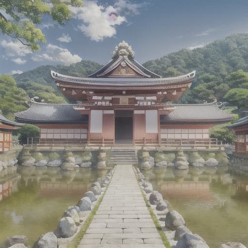  master piece , best quality,temples in kyoto landscapes