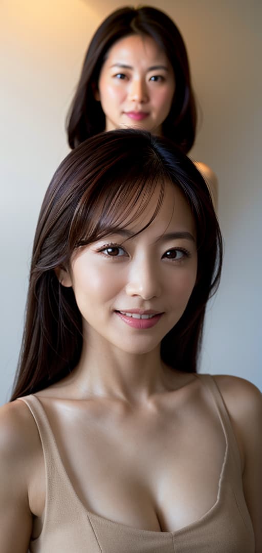  Best quality, masterpiece, ultra high res, (photorealistic:1.4), raw photo, (detail face:1.3), (realistic skin), deep shadow, dramatic lighting, beautiful, Japanese, intelligent, Ito Misaki, cute, in her 40s, realistic, clean, healthy, mature vibe, bright, smiling, deep shadow, dramatic lighting, portrait, portrait size, unedited, symmetrical balance