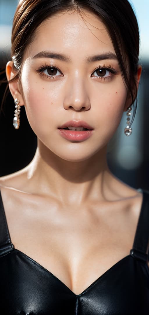  Best quality, masterpiece, ultra high res, (photorealistic:1.4), raw photo, (detail face:1.3), (realistic skin), deep shadow, dramatic lighting, feminine, stylish, short hair, fair skin, dress, round face, chubby, elegant, fashionable, chic, trendy, sophisticated, glamorous, radiant, charming, graceful, alluring, poised, confident, radiant, deep shadow, dramatic lighting, portrait, portrait size, unedited, symmetrical balance