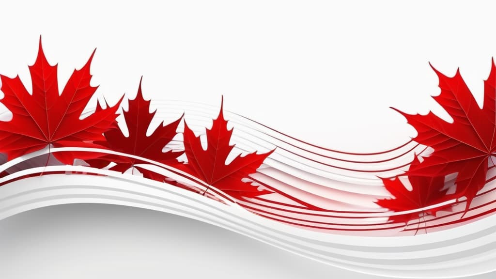  Abstract flowing waves with red maple leaves on white background with bokeh ar 16:9 ar 16:9 high quality, detailed intricate insanely detailed, flattering light, RAW photo, photography, photorealistic, ultra detailed, depth of field, 8k resolution , detailed background, f1.4, sharpened focus