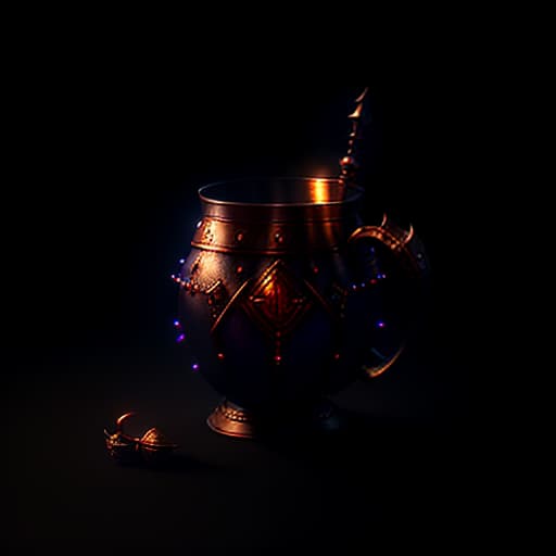  a 2D fantasy concept art of dwarven wine goblets with detailed focus on a metal goblet, featuring a simple and sturdy design, not overly intricate or elegant. Handles at the mug, the main decoration in the focus area, a simple background. Stylized, by Andrew McCarthy, Navaneeth Unnikrishnan, Manuel Dietrich, photo realistic, 8 k, cinematic lighting, hd, atmospheric, hyperdetailed, trending on artstation, deviantart, photography, glow effect hyperrealistic, full body, detailed clothing, highly detailed, cinematic lighting, stunningly beautiful, intricate, sharp focus, f/1. 8, 85mm, (centered image composition), (professionally color graded), ((bright soft diffused light)), volumetric fog, trending on instagram, trending on tumblr, HDR 4K, 8K