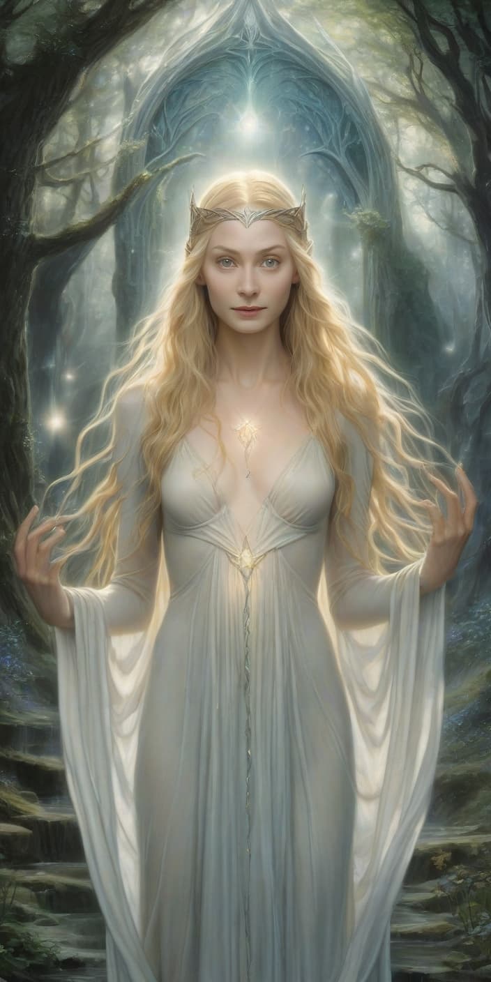  full naked galadriel : tolkien's universe