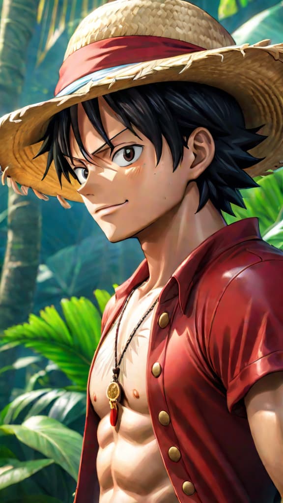  an anime art of luffy's straw hat symbolizing a promise from shanks in one piece. hyperrealistic, full body, detailed clothing, highly detailed, cinematic lighting, stunningly beautiful, intricate, sharp focus, f/1. 8, 85mm, (centered image composition), (professionally color graded), ((bright soft diffused light)), volumetric fog, trending on instagram, trending on tumblr, HDR 4K, 8K