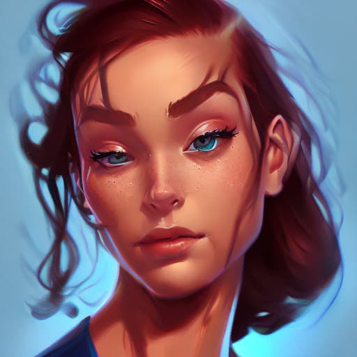 portrait+ style superhero portrait ,digital art work