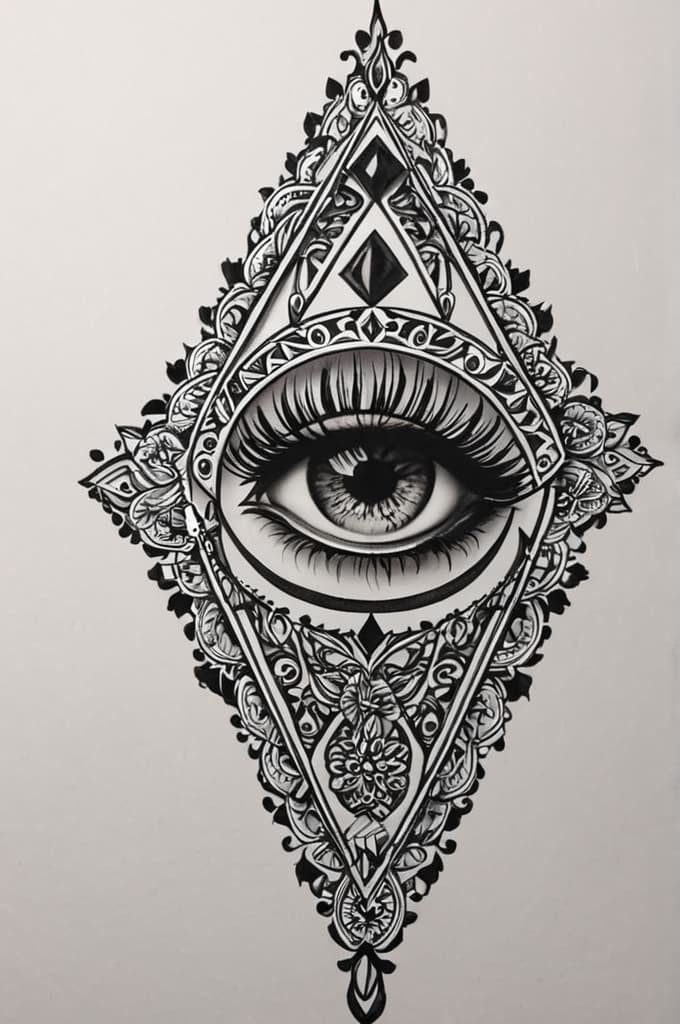  gypsy snake virgo evil eye, (tattoo sketch:1.25), drawing