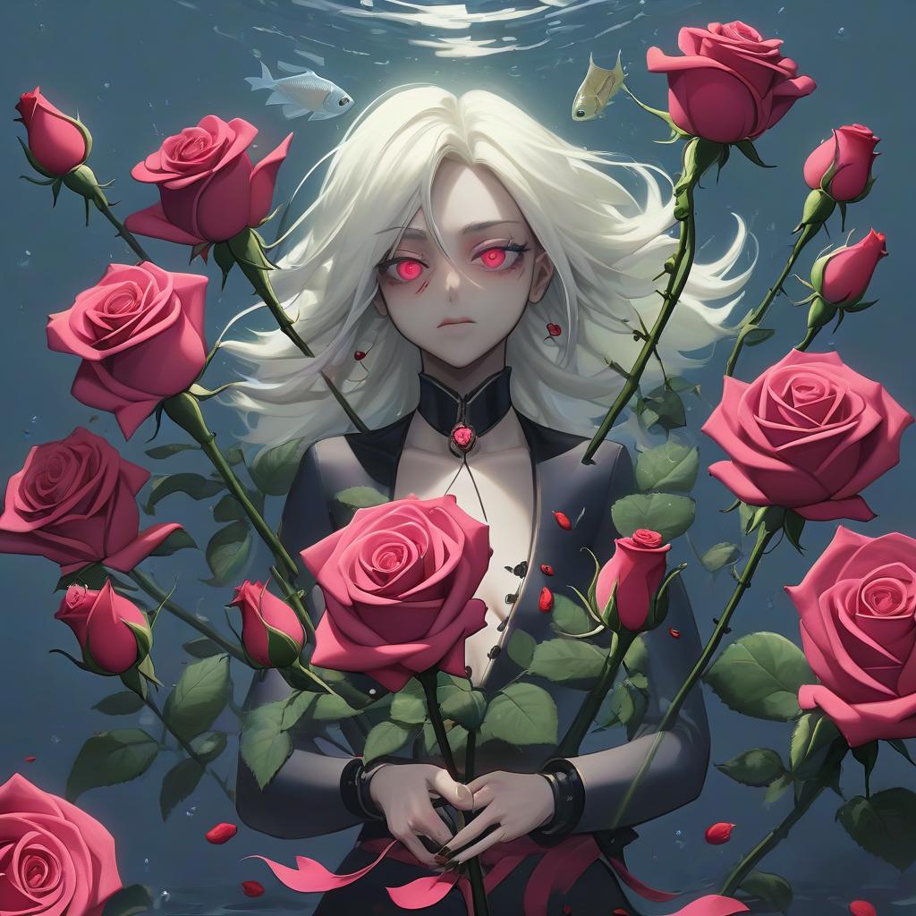  the crossing of roses and fish: a mutant rose