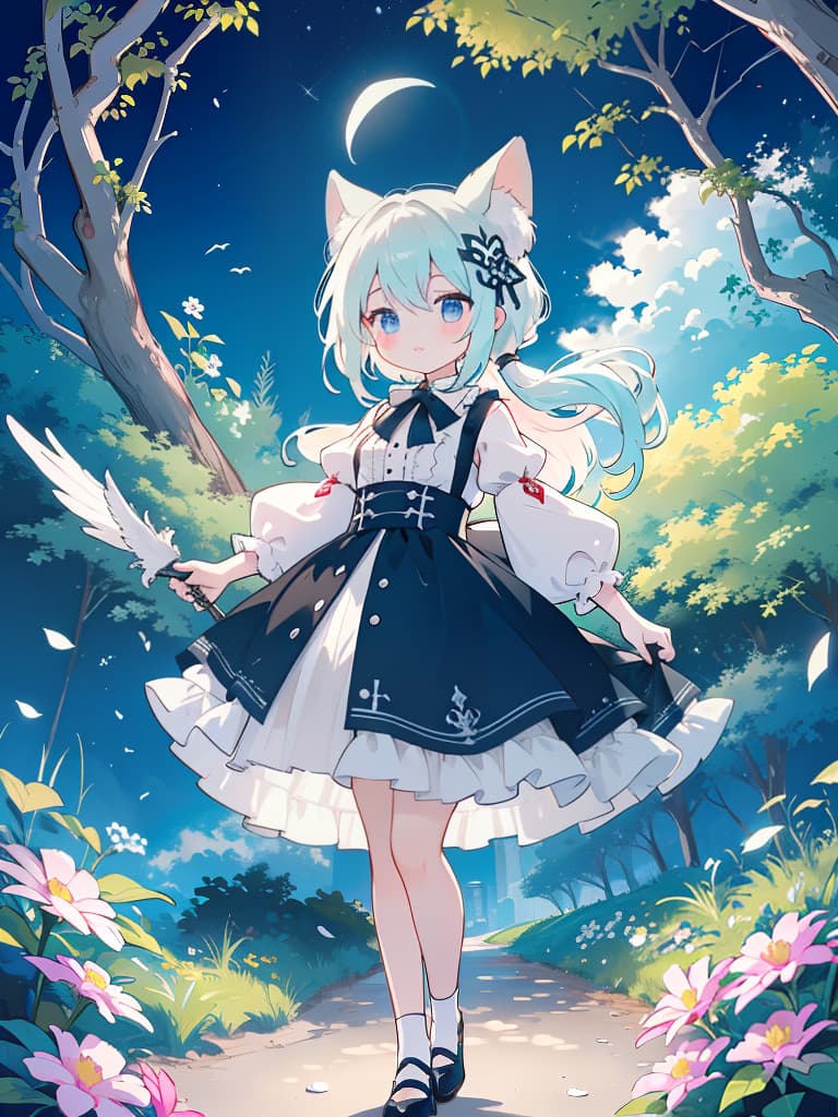  (masterpiece,hyper quality 1 5),ultra detailed,highlight eyes,detailed face,looking,scenery,master piece,best quality,ultra detailed,high resolution,8k,cute dolllike boy,gaming world,magical animals,colorful gaming ,charming boy,100 tiered ruffle, soaring confetti(frill,petal),kiyo,kiyo cat,game broadcaster, hyperrealistic, full body, detailed clothing, highly detailed, cinematic lighting, stunningly beautiful, intricate, sharp focus, f/1. 8, 85mm, (centered image composition), (professionally color graded), ((bright soft diffused light)), volumetric fog, trending on instagram, trending on tumblr, HDR 4K, 8K