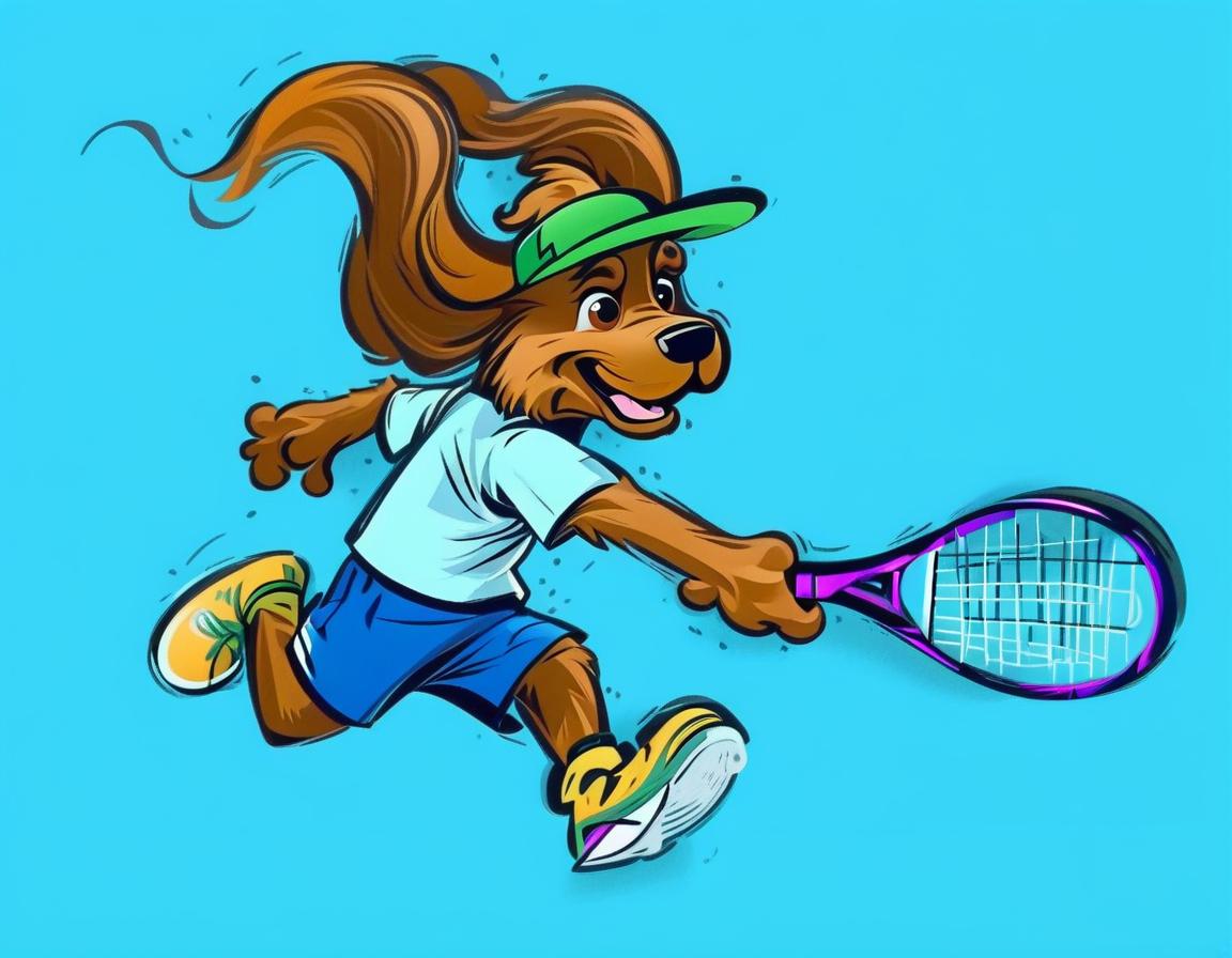  picture editing, character concept, cocker spaniel, tennis player, super detailing, high quality, disney style, masterpiece, painting, oil painting hyperrealistic, full body, detailed clothing, highly detailed, cinematic lighting, stunningly beautiful, intricate, sharp focus, f/1. 8, 85mm, (centered image composition), (professionally color graded), ((bright soft diffused light)), volumetric fog, trending on instagram, trending on tumblr, HDR 4K, 8K