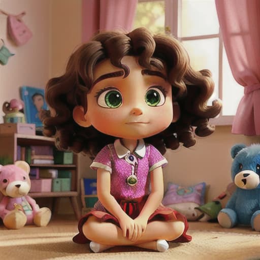  alina, a old with curly brown hair and bright green eyes, sat cross legged on her soft pink rug in her cozy bedroom. the late afternoon sunlight streamed in through her window, casting a warm glow over her room filled with stuffed animals and colorful posters. she clutched her favorite teddy bear tightly to her as she replayed the disappointment of being told "no" earlier that day. feeling upset and frustrated, alina remembered the advice her teacher had given her about managing her emotions. taking a deep breath, alina closed her eyes and focused on inhaling slowly through her nose, feeling her rise and fall with each breath. the rhythmic pattern of her breathing helped to calm her racing thoughts and soo