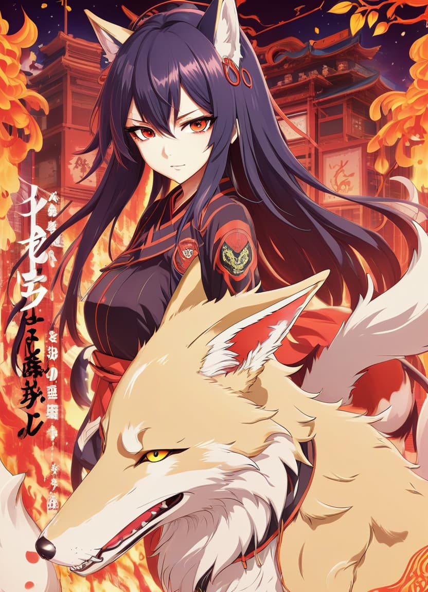  anime artwork make me a man of kitsune . anime style, key visual, vibrant, studio anime, highly detailed