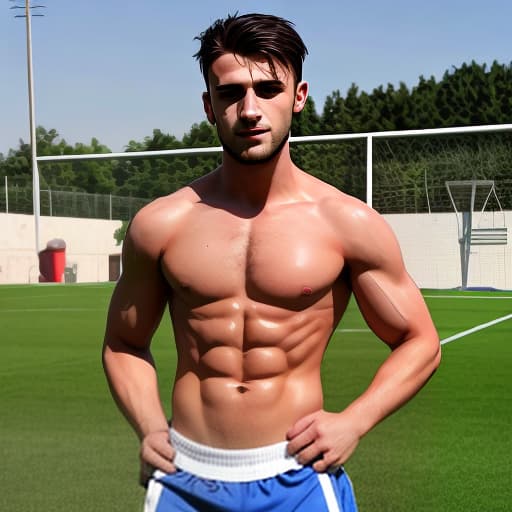  Hungarian footballer queer brunette hunk dude workout