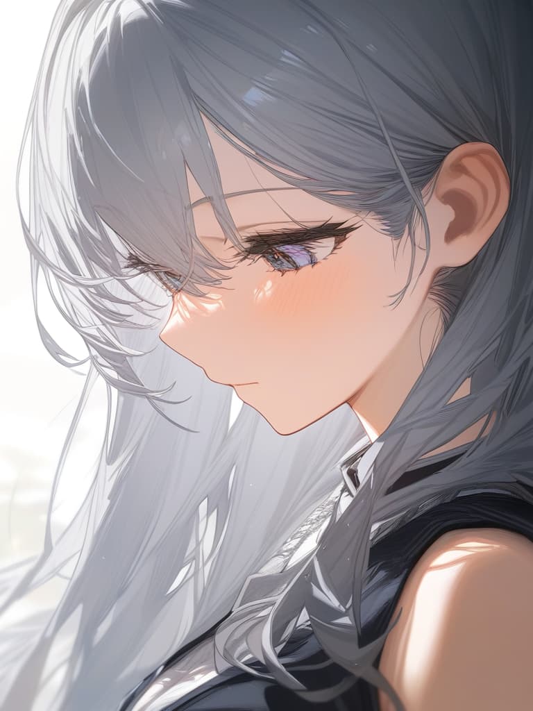  gray hair, bunny girl, masterpiece, best quality,8k,ultra detailed,high resolution,an extremely delicate and beautiful,hyper detail