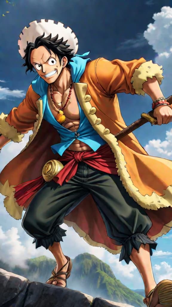  anime art of usopp from one piece showcasing his incredible observation haki potential despite his clumsiness. hyperrealistic, full body, detailed clothing, highly detailed, cinematic lighting, stunningly beautiful, intricate, sharp focus, f/1. 8, 85mm, (centered image composition), (professionally color graded), ((bright soft diffused light)), volumetric fog, trending on instagram, trending on tumblr, HDR 4K, 8K