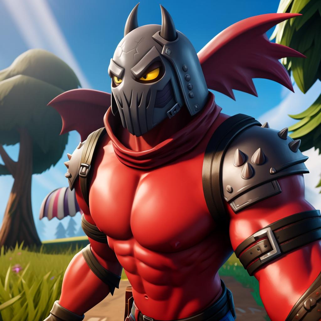  Evil monster vs human (fortnite), full body, gloves, gay attack,, open eyes, masterpiece, 4k, fine details,