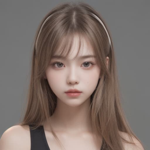  girl, best quality, solo, headshot, simple background