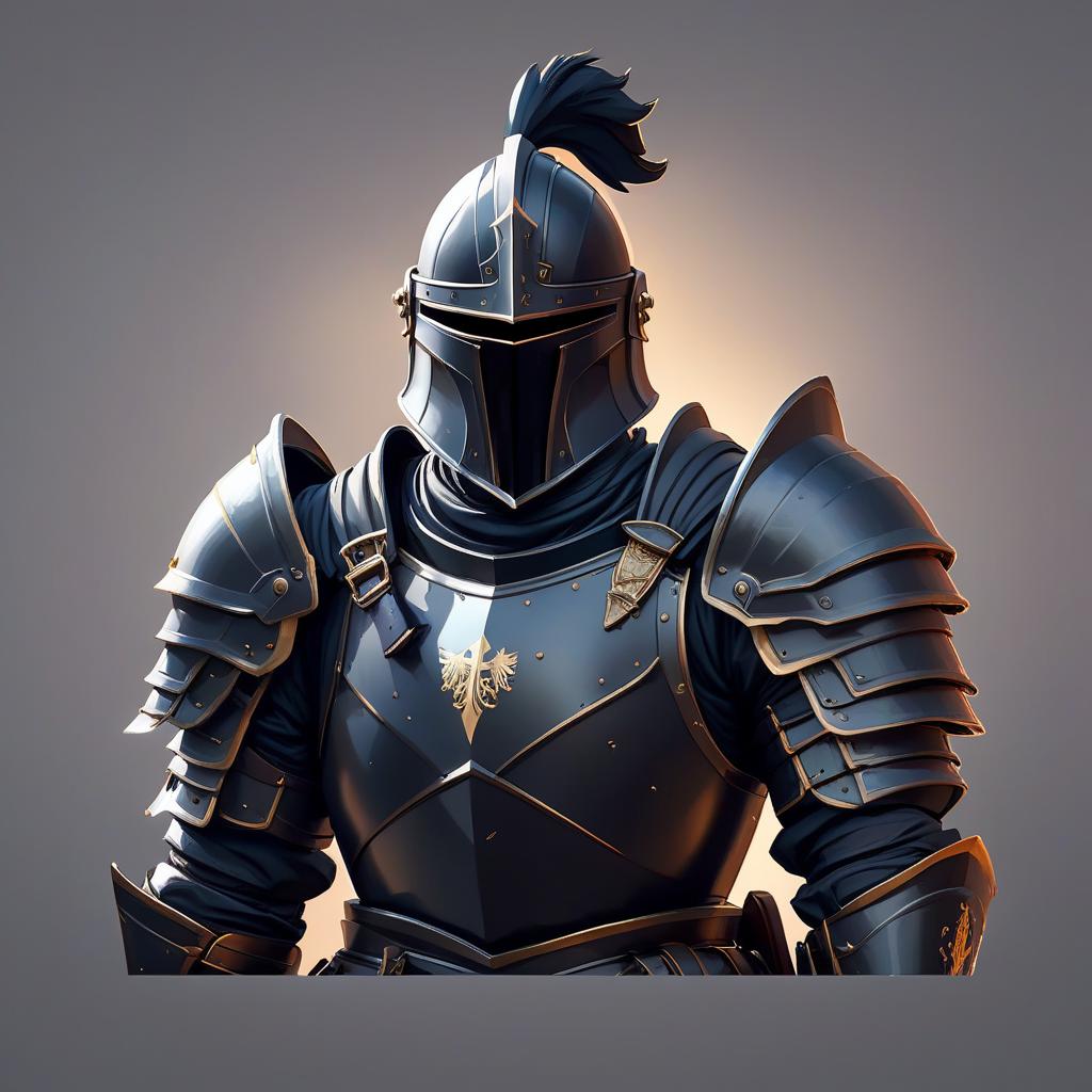  low poly style sticker, simple background, knight in full plate black armor, waving his palm . low poly game art, polygon mesh, jagged, blocky, wireframe edges, centered composition, sticker hyperrealistic, full body, detailed clothing, highly detailed, cinematic lighting, stunningly beautiful, intricate, sharp focus, f/1. 8, 85mm, (centered image composition), (professionally color graded), ((bright soft diffused light)), volumetric fog, trending on instagram, trending on tumblr, HDR 4K, 8K