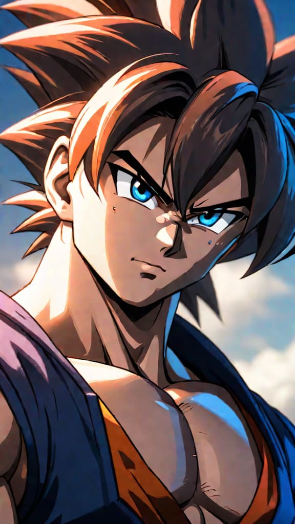  an anime art of a saiyan from dragon ball recovering and experiencing a power level skyrocket. hyperrealistic, full body, detailed clothing, highly detailed, cinematic lighting, stunningly beautiful, intricate, sharp focus, f/1. 8, 85mm, (centered image composition), (professionally color graded), ((bright soft diffused light)), volumetric fog, trending on instagram, trending on tumblr, HDR 4K, 8K