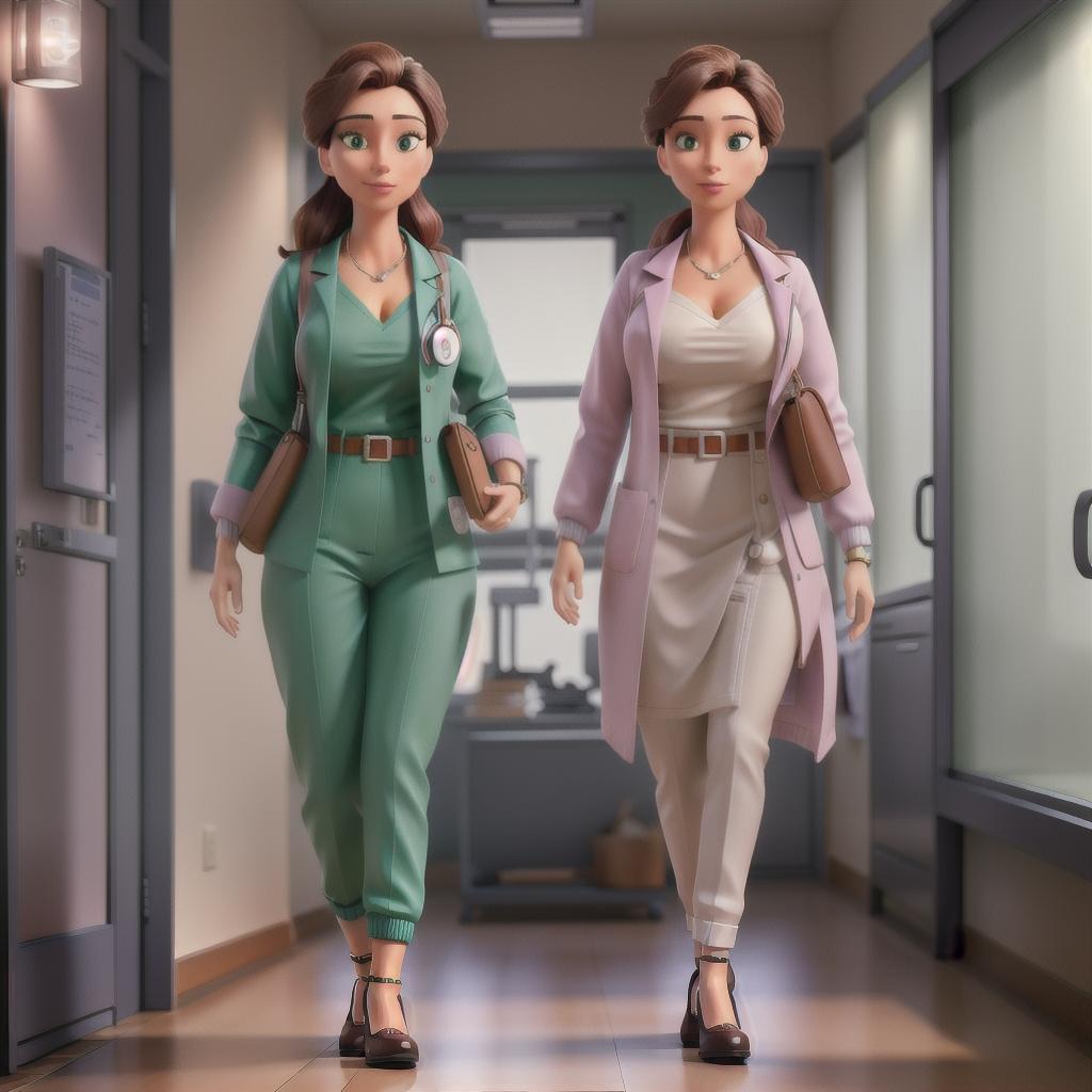  emergency doctors in a hospital, high definition, colorful hyperrealistic, full body, detailed clothing, highly detailed, cinematic lighting, stunningly beautiful, intricate, sharp focus, f/1. 8, 85mm, (centered image composition), (professionally color graded), ((bright soft diffused light)), volumetric fog, trending on instagram, trending on tumblr, HDR 4K, 8K