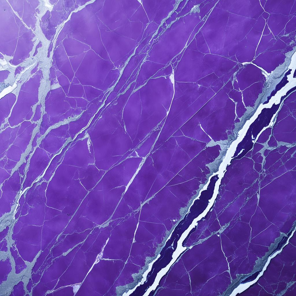  professional detailed photography, purple marble texture, silver and white veins, wallpaper, background, (muted colors, dim colors, soothing tones), (vsco:0.3)