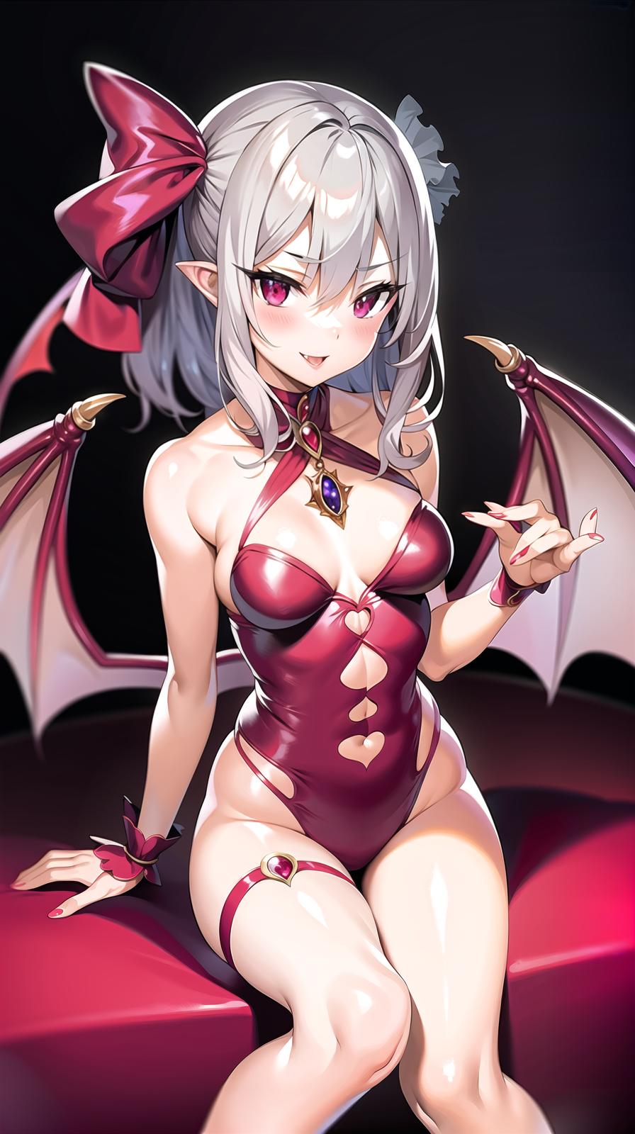  master piece , best quality,remilia has sex, merges with the strongest vampire