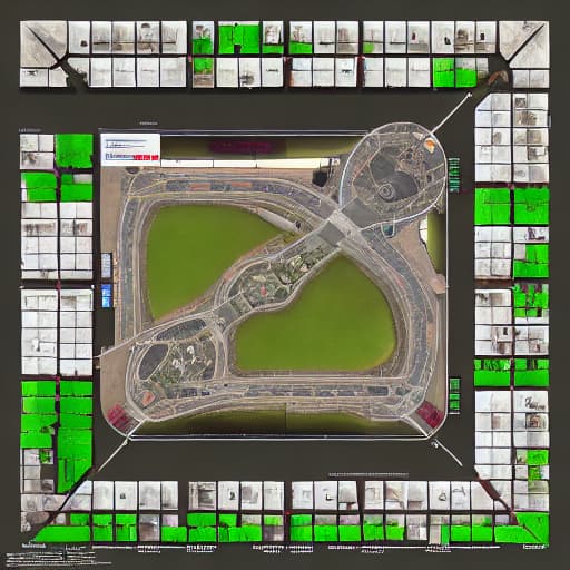 fwatch style Generate a blank road play mat of Gotham City, featuring: - A detailed network of roads, highways, and alleys - Blank spaces where buildings and landmarks would be, allowing for placement of individual location images - Include iconic road features like streetlights, manhole covers, and crosswalks - Maintain a dark, gritty, and gothic atmosphere, inspired by the Batman franchise - Dimensions: A large, foldable road play mat, ideal for tabletop games and creative play Note: The focus is on the road layout and infrastructure, with blank spaces for adding individual location images, like the ones we previously discussed.