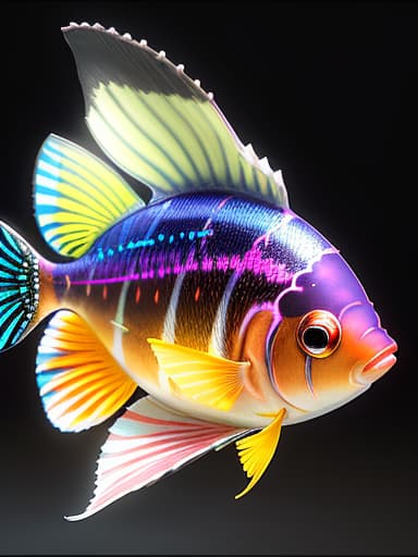  Imagine a five inches guppy with a tail ratio of full moon beta fish, detailed fins, like fan brush quality, multi colourd, metalic and fluorescent coloured, watercolour effect, high res, hyperrealistic, high quality, highly detailed, perfect lighting, intricate, sharp focus, f/1. 8, 85mm, (centered image composition), (professionally color graded), ((bright soft diffused light)), trending on instagram, HDR 4K, 8K