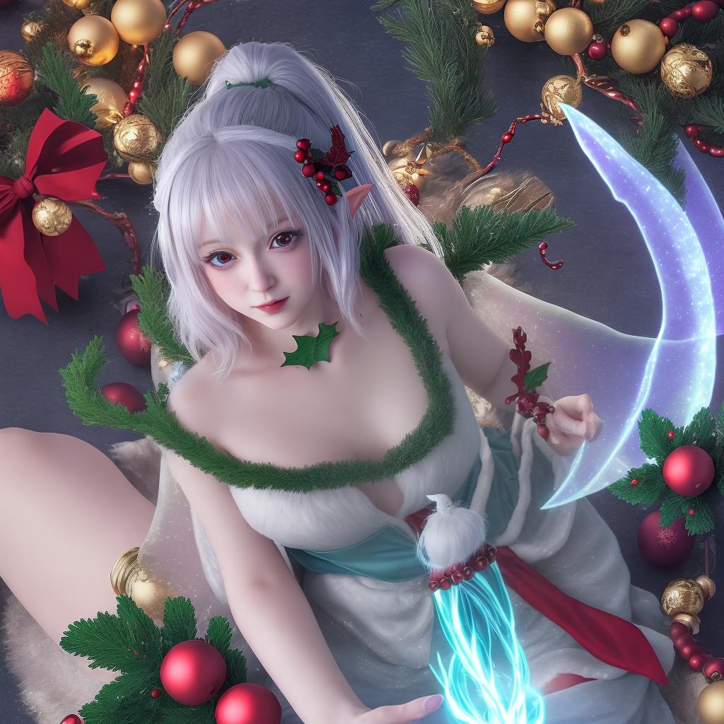  yule fairy anime style 8k