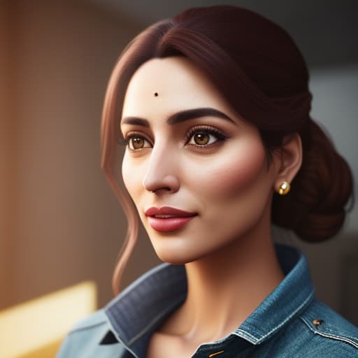  Create a portrait of a Age: 27 Gender: Female Location: Mumbai, India Marital Status: Single Occupation: Game developer Income: $35,000 per year Education Level: Bachelor's degree in computer science hyperrealistic, full body, detailed clothing, highly detailed, cinematic lighting, stunningly beautiful, intricate, sharp focus, f/1. 8, 85mm, (centered image composition), (professionally color graded), ((bright soft diffused light)), volumetric fog, trending on instagram, trending on tumblr, HDR 4K, 8K