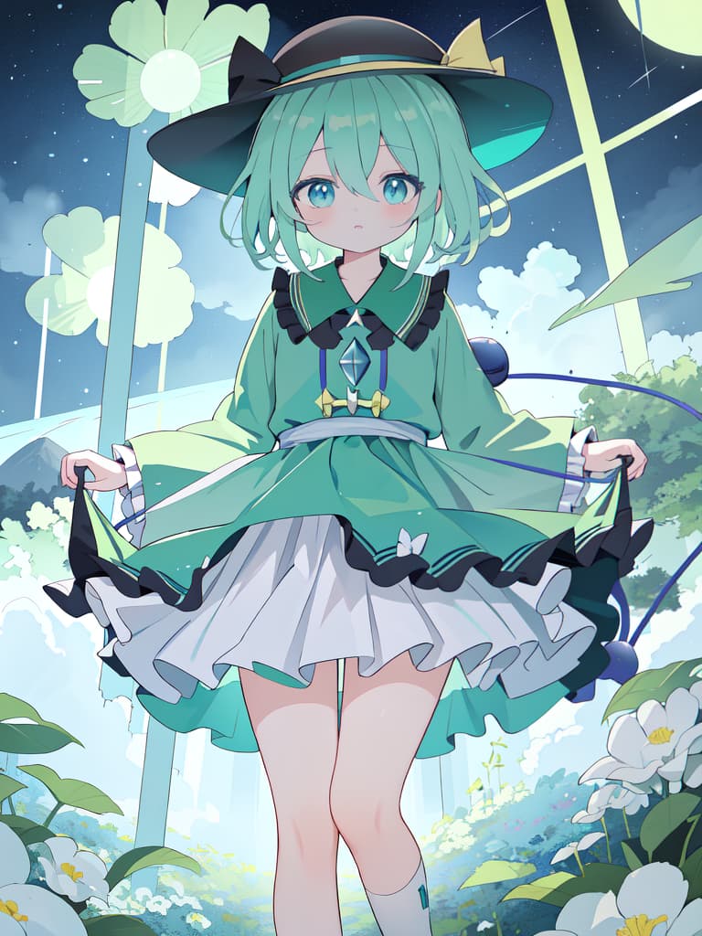  komeiji koishi, masterpiece, best quality,8k,ultra detailed,high resolution,an extremely delicate and beautiful,hyper detail