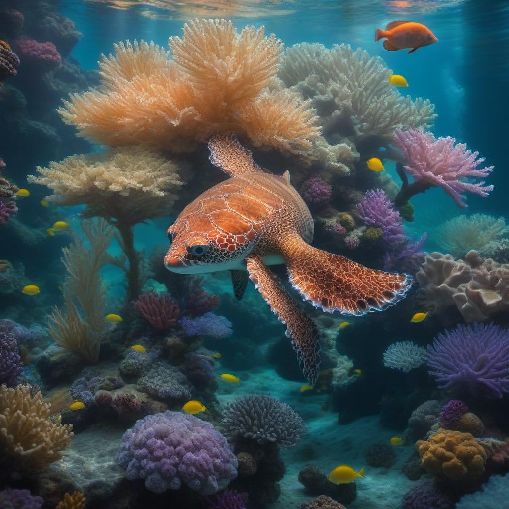  Underwater world hyperrealistic, full body, detailed clothing, highly detailed, cinematic lighting, stunningly beautiful, intricate, sharp focus, f/1. 8, 85mm, (centered image composition), (professionally color graded), ((bright soft diffused light)), volumetric fog, trending on instagram, trending on tumblr, HDR 4K, 8K