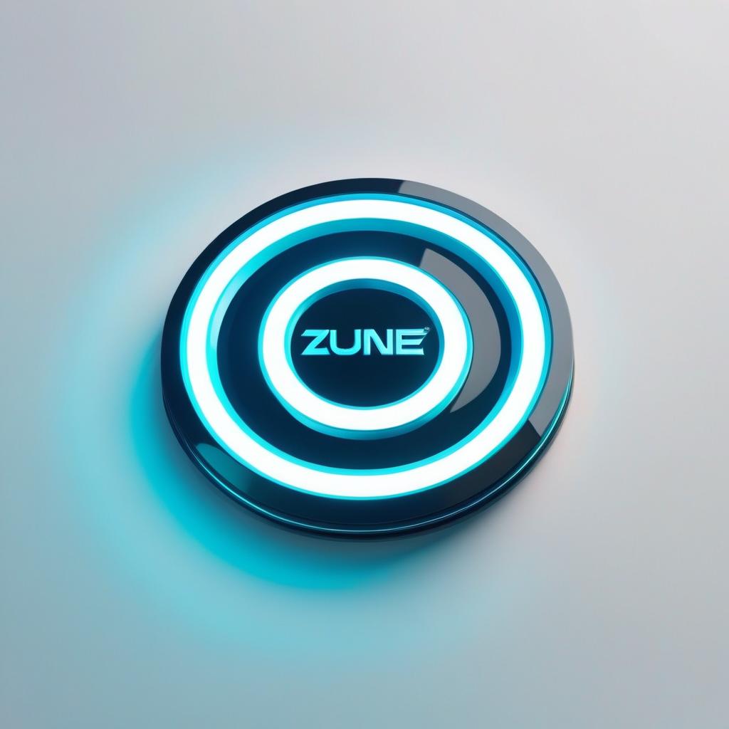  futuristic sign that says “zundel zone” and make sure the sign says zundel zone and nothing else and add a small ring to the image, (logo), advanced, high tech, sleek, sci fi, abstract, digital elements, metallic, neon colors, progressive