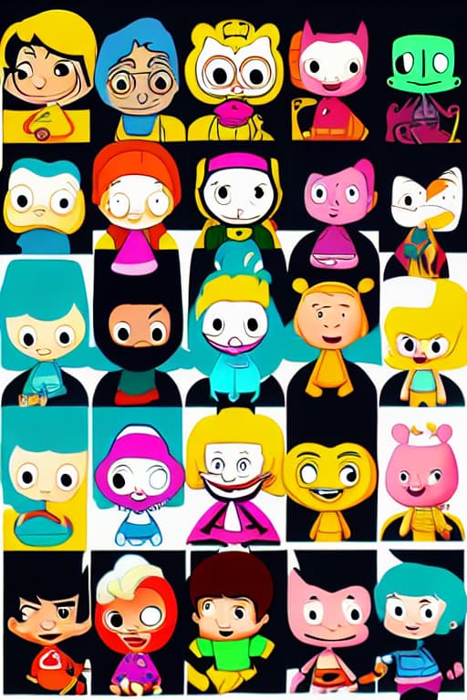  Cartoon characters
