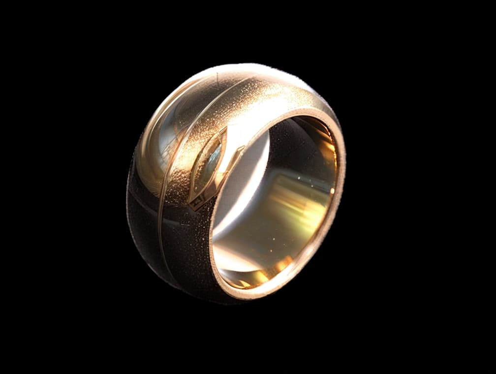  create a custom business card with this ring on it and add a cyberpunk type background and make ring center of focus