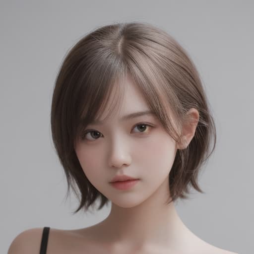  girl, best quality, solo, headshot, simple background