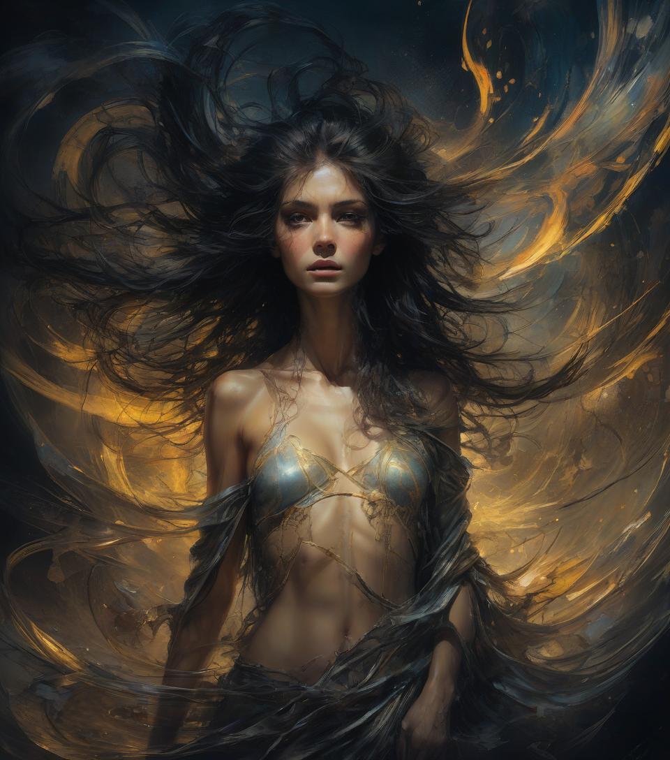  artwork, hyper realistic surreal and fantastic composition perfect and dynamic digital painting, portrait of anna sawai, messy hair, black light atmosphere, style jose royo, boris vallejo, carne griffiths, wadim kashin, harrison fisher, brian froud and jeremy mann, epic setting, black light show, varying styles of steadman, hanuka, klimt, bell, hobbie, newton, greg rutkowski, atmospheric, artstation trend, artgerm, deviant art, octane, masterpiece, complex art, details intricate, matte painting movie poster, golden ratio, trending on cgsociety, incredibly detailed and incredibly beautiful