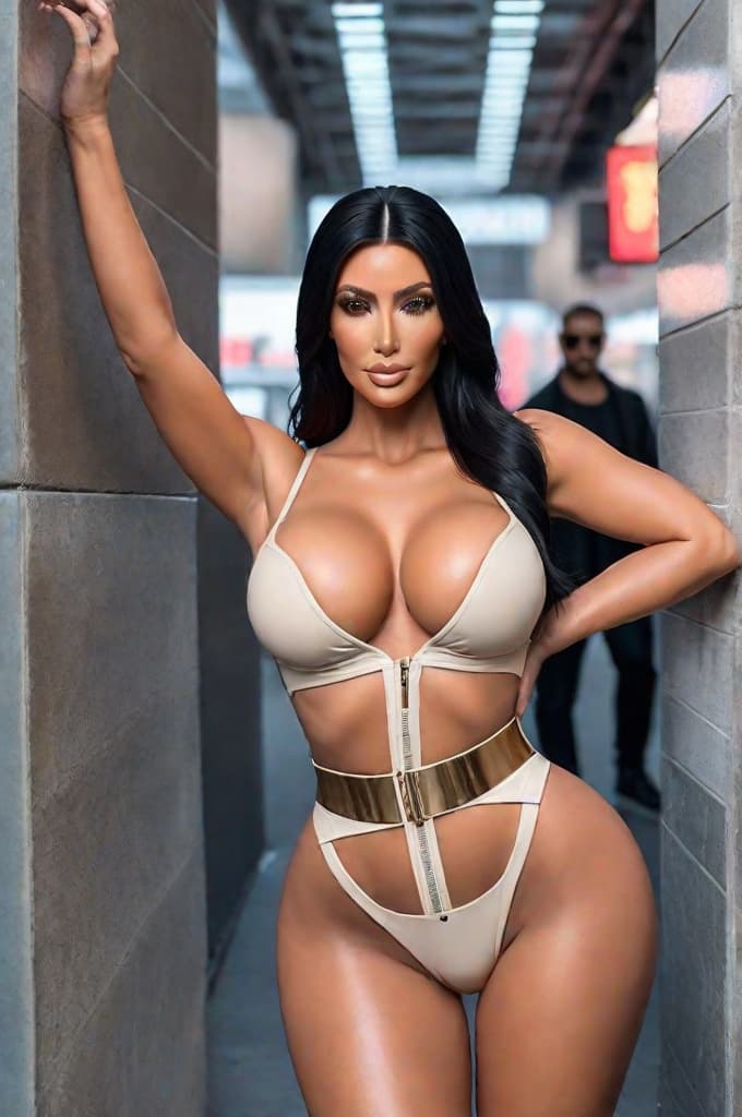  kim kardashian giving blowjob hyperrealistic, full body, detailed clothing, highly detailed, cinematic lighting, stunningly beautiful, intricate, sharp focus, f/1. 8, 85mm, (centered image composition), (professionally color graded), ((bright soft diffused light)), volumetric fog, trending on instagram, trending on tumblr, HDR 4K, 8K