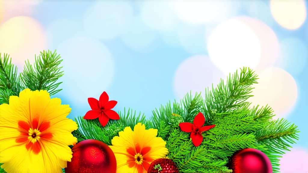  beautiful light background for a greeting card with festive flowers ar 16:9 {prompt}, maximum details