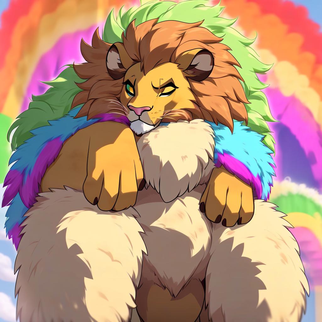  a fluffy, cute, thin built body, , , cute, giant sized furry, two female goddess lioness, with giant fluffy ears with chic fluffy fur inside, large s of tenth size, a big , with a rainbow cute long mane, a bloated hairstyle with a raised eyebrow and a chic make up, giant lashed eyelashes, a giant fluffy , a giant fluffy with a fur on her head, a giant fluffy fur skin, a fur skin with a fur skin on her head, a giant fluffy fur skin, a fluffy fur flies, a fur toed fur toed fur toed fur toed fur toed fur toed fur to toed fur to to to to to to to to to to to to to to to to to to to to to to to to to to to ,