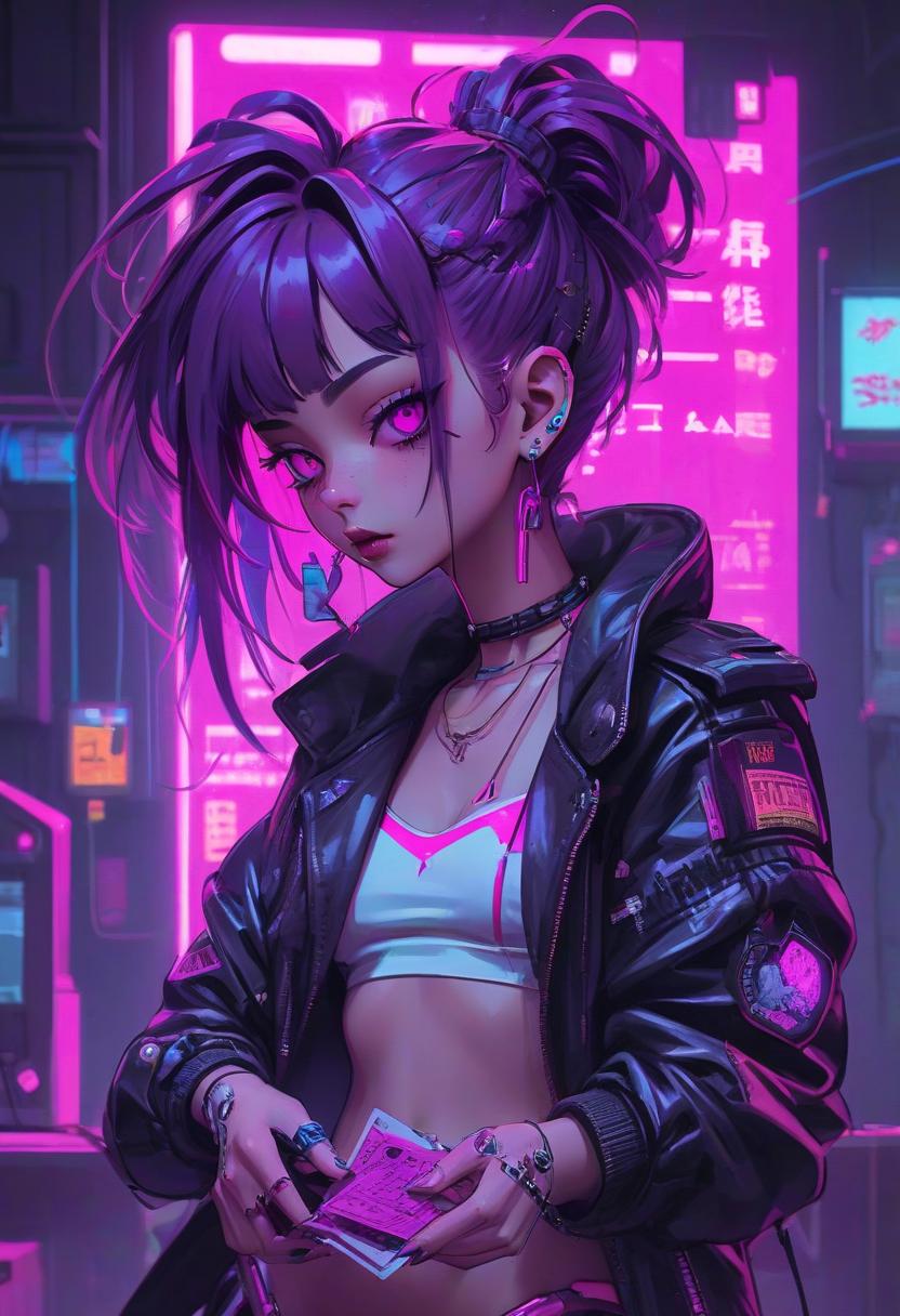  neonpunk style your conscience is silent when you receive a bribe . cyberpunk, vaporwave, neon, vibes, vibrant, stunningly beautiful, crisp, detailed, sleek, ultramodern, magenta highlights, dark purple shadows, high contrast, cinematic, ultra detailed, intricate, professional