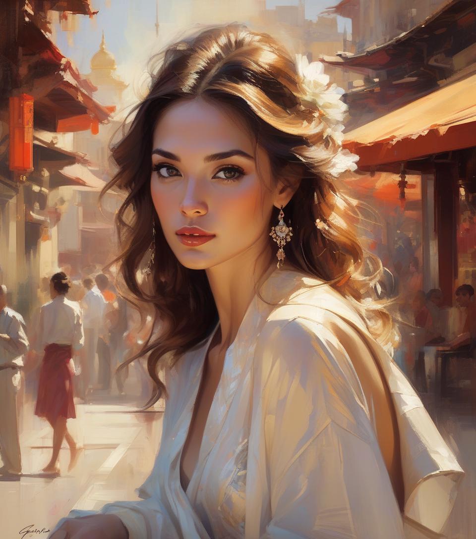  concept art portait of a beautiful woman, a masterwork detail quality line and developed, add featured alluring illusions, adorable hybrid painting, deep oriental tones, randomly placed, comprehensive finely art style by carne griffith michael garmash, ivan shiskin . digital artwork, illustrative, painterly, matte painting, highly detailed