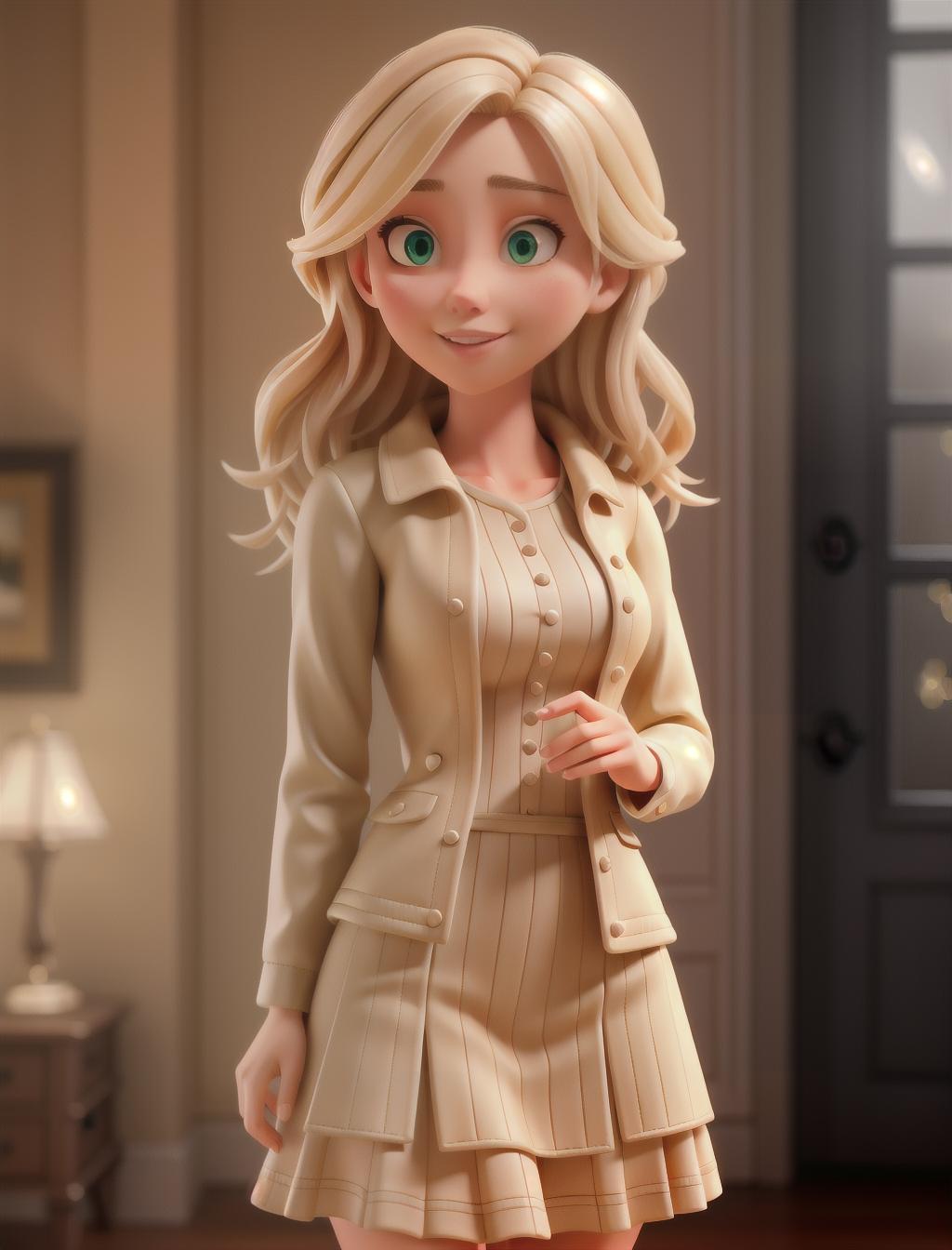  Blonde girl Gotsie herself hyperrealistic, full body, detailed clothing, highly detailed, cinematic lighting, stunningly beautiful, intricate, sharp focus, f/1. 8, 85mm, (centered image composition), (professionally color graded), ((bright soft diffused light)), volumetric fog, trending on instagram, trending on tumblr, HDR 4K, 8K