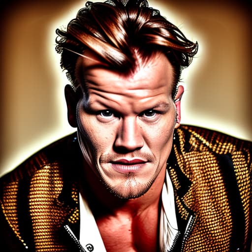 portrait+ style Chris Jericho queer face