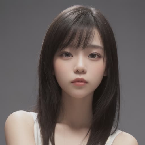  girl, best quality, solo, headshot, simple background