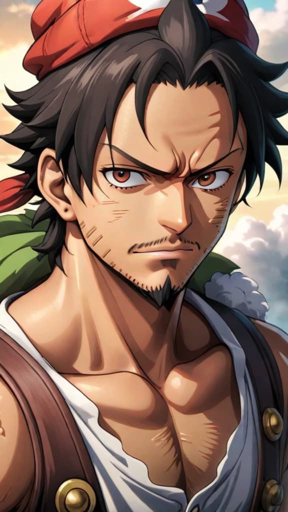  usopp from one piece leaving the crew, looking conflicted and sad, anime art hyperrealistic, full body, detailed clothing, highly detailed, cinematic lighting, stunningly beautiful, intricate, sharp focus, f/1. 8, 85mm, (centered image composition), (professionally color graded), ((bright soft diffused light)), volumetric fog, trending on instagram, trending on tumblr, HDR 4K, 8K