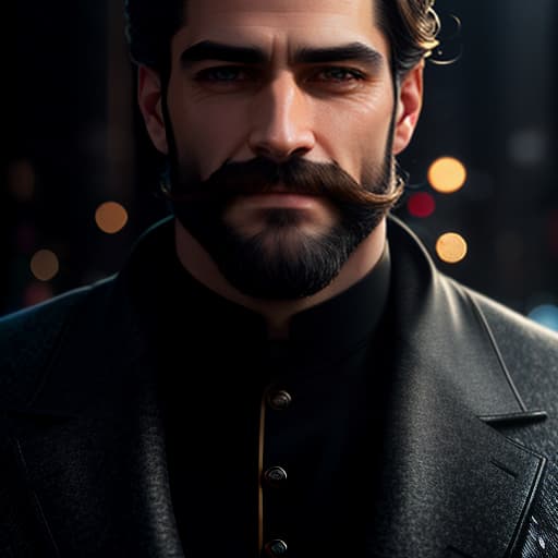  An impressive man, brunet, beard, dark eyes, mustache, smile, unbuttoned jacket, unbuttoned man, snake, city, mysticism, horror, Photorealistic, Hyperrealistic, Hyperdetailed, analog style, demure, detailed skin, pores, smirk, smiling eyes, matte skin, soft lighting, subsurface scattering, realistic, heavy shadow, masterpiece, best quality, ultra realistic, 8k, golden ratio, Intricate, High Detail, film photography, soft focus hyperrealistic, full body, detailed clothing, highly detailed, cinematic lighting, stunningly beautiful, intricate, sharp focus, f/1. 8, 85mm, (centered image composition), (professionally color graded), ((bright soft diffused light)), volumetric fog, trending on instagram, trending on tumblr, HDR 4K, 8K