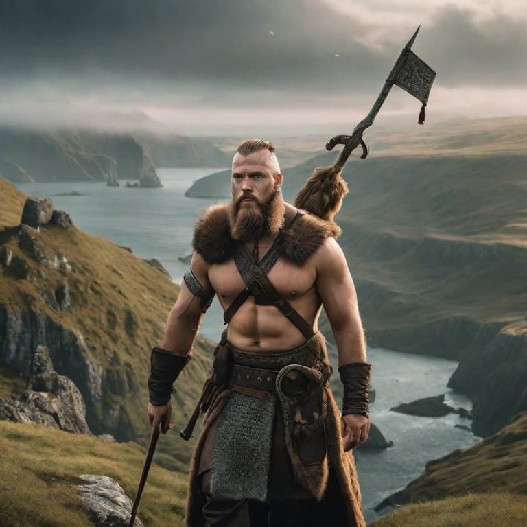  funny viking avatar in comic style telling about a journey hyperrealistic, full body, detailed clothing, highly detailed, cinematic lighting, stunningly beautiful, intricate, sharp focus, f/1. 8, 85mm, (centered image composition), (professionally color graded), ((bright soft diffused light)), volumetric fog, trending on instagram, trending on tumblr, HDR 4K, 8K