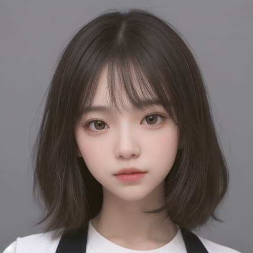  girl, best quality, solo, headshot, simple background